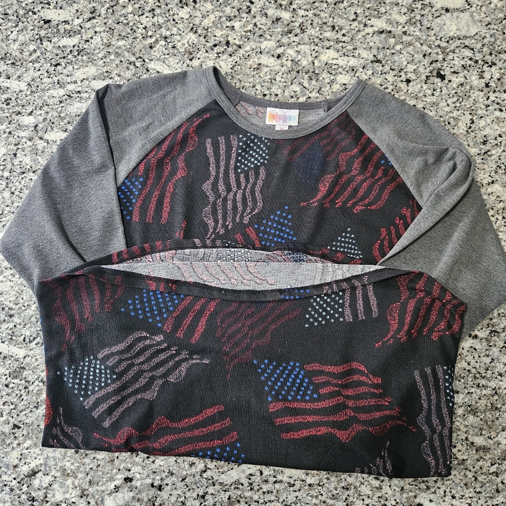 Lularoe Shirt, T-shirt, Patriotic,  Medium